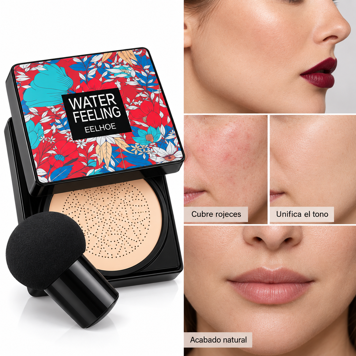 🌸✨EELHOE™ Base Cushion – Piel Perfecta al Instante 💕 | 50% DE DESCUENTO