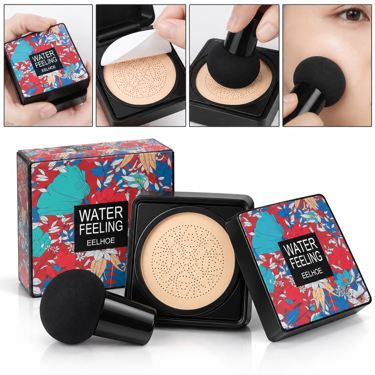 🌸✨EELHOE™ Base Cushion – Piel Perfecta al Instante 💕 | 50% DE DESCUENTO